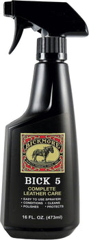 Bick 5 Leather Cleaner Conditioner Spray 16 fl oz, For All Leather Goods, USA Made — 1