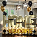 145Pcs Housewarming Party Decorations, Welcome Home Balloon Arch Kit | Ivory Cream White Beige Home — 3