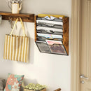 Ironwood Hanging Wall File Organizer, 5 Pocket Mesh Mail Organizer Wall Mounted with Nametag Label, Wall File Holder for Office Home School, Magazine Rack for Mail Paper Document Organization, Black — 4