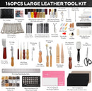 Nicpro 160PCS Upgrade Leather Tooling Professional Kit with Storage Handbag — 2