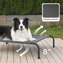 Bedsure Outdoor Elevated Cooling Dog Bed Large Sized Dog, 49in Grey — 2