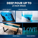 Craft Resin Deep Pour Epoxy Resin Kit. 2” Pours, Crystal Clear - 51 Oz — 3