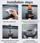 REOKILY 2026 Upgraded Vacuum Magnetic Car Phone Holder 360° Reinforced 96LBS Ultra Suction Cup Phone Mount for MagSafe Cell Phone Holders for Your Car/Gym/Mirror Mount for iPhone & Android | Silver-Nano-Gel photo 4