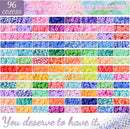 wuzoe Friendship Bracelet Kit, 16888pcs, 96 Colors Polymer Clay Beads & 1200 Letter Beads，Bracelet Making Kit for… — 2