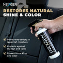 Nexgen Car Leather Conditioner - Quick Spray Interior Conditioner and Leather Restorer - Gentle Liquid Formula, Multi-Purpose Conditioner for Cars Interior, Couch, Boots, Purses, & More 16 Oz — 3