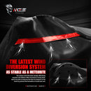 MZS Motorcycle Cover Waterproof Outdoor fits up to 86" Sport Bikes Cruiser — 3