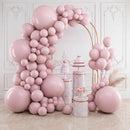RUBFAC Dusty Pink Balloons Different Sizes Blush Pink Balloon Arch 154pcs — 1