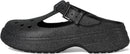 Crocs Women's Classic Mary Jane Clogs – Black Glitter — 4