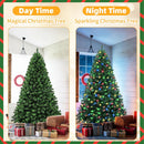 Pre-Lit Christmas Tree 6FT, 856 PVC Tip for Home Holiday Decor — 6
