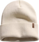 FURTALK Beanie for Men Women Cuffed Thick Knitted Winter Hat Skull Cap - Beige — 1