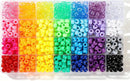 28 Colors Pony Beads Kit for Bracelets, 700PCS 6x9mm Plastic Kandi Beads Bulk for Jewelry Making — 1