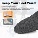 riemot Men's Arch Support Warm Insoles Comfort Replacement Shoe Inserts Lamb Wool Plantar Fasciitis Relief High Arch Orthotics Inserts for Work Boots Slippers Grey US12/ EU45 — 6