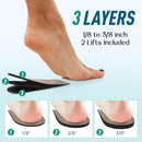 benoo Heel Lifts, Adjustable Shoe Lifts, Leg Length Discrepancy (Medium) 2p — 2