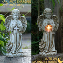 Rezpuao Angel Statue for Garden,Solar Angel for Cemetery Decorations,Garden…