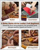 SAKERNEO Leather Working Tools kit Leather Tooling Kit Leather Craft Tools | Max Version — 4