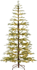 Best Choice Products Pre-Lit Sparse Christmas Tree 6ft Artificial Pine Holiday Décor Aspen Noble Fir w/ 2-in-1 White & Multicolor LED Lights — 1