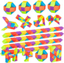 36pcs Rainbow Fidgets Snake Cube Twist Puzzles Party Favors — 1
