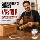 Contact Cement Adhesive, Neoprene Glue with Brush for Wood Leather, 4.16 Oz — 8