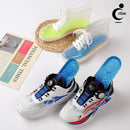Kids Insoles 2 Pairs, 4D Shoe Inserts for Children Daily Athletic Sneakers - 2‑pack (1 Pair Blue, 1 Pair Green) — 5