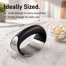 Zulay Kitchen Stainless Steel Garlic Press Rocker Set - Premium Garlic Mincer Garlic Crusher - New Innovative Garlic… — 2