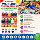 Fun Express Washable Tempera Paint Set 10 Colors 16oz — 2