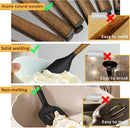 Silicone Cooking Utensil Set, Umite Chef 8-Piece Kitchen Utensils Set with Natural Acacia Wooden… — 6