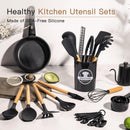 Astercook 39 PCS Kitchen Utensils Set, Silicone Cooking Utensil Sets with Wooden Handle, 446°F Heat Resistant Food… — 3