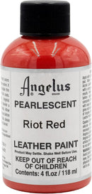 Angelus 4 oz Leather Paint, Riot Red — 1