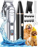 oneisall Dog Grooming Kit for Thick/Matted Hair with Stainless Steel Blade