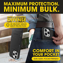 OtterBox iPhone 15 Pro Max - Commuter MagSafe Case - Slim & Tough - Pocket-Friendly - Dual Layer Drop Protection - Port Covers – Non-Retail Packaging - Black — 7