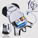 Lightweight Hydration Backpack, Running Backpack with 2L Water Bladder | White — 4