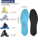 Sintege 3 Pairs Breathable Shoe Insoles Inserts,White, Black, Grey — 3