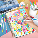 TANMIT 72 Dual Brush Markers for Adult Coloring Books | 72 Colors — 7
