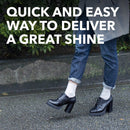 KIWI Express Shoe Shine Sponge | Leather Care for Shoes, Boots, Furniture, Jacket, Briefcase and More | Black, 0.23 Fl Oz (Pack of 1) | Cleaning Sponge — 5