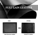 Sigtrenx Leather Wallets for Men, Genuine Leather Mens Wallets Bifold Rfid Blocking with 2 ID Windows — 2