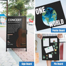 Foam Board 24x36 Inch, 6 Pack Black Poster Board, 3/16 Inch Thick | 6pack Black — 6