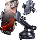 Romuto Phone Holders for Your Car Phone Holder Mount【90+LBS Suction Cup】 | Dark Black photo 1