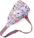 Banelu Small Sling Backpack Crossbody Sling Bags for Women, Cross Body Bag Fanny Packs Crossbody Purses - Lilac Flower | D5 Flower — 5
