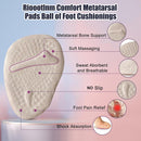 Riootlnm Metatarsal Pads, Ball of Foot Cushions, Heel Pads Inserts for Too Big Shoe, Reduce Foot Pain, No Slip Heel Grips Liners Pads for Loose Shoe, Blisters (Beige+Black) 2