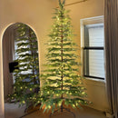 Christmas Decorations - 7.5 Ft Pre-Lit Twinkle Christmas Cypress Tree — 1