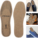 4 Pairs Adjustable Wool Felt Insoles for Women Boots Soft High-Density Wool Footbeds with Shock Absorption Warm Winter Inserts for Snow Boots Slippers Light Khaki — 7