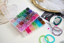 【2 Pack】 More Than 1300PCS Round Glass Beads for Jewelry Making,48 Colors 8mm Crystal Beads for Bracelets Jewelry… — 5