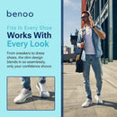 benoo Heel Lifts (+1") Half Shoe Lift Insert (Mens 10-11.5) — 4