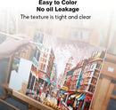 CONDA 8x8 inch Stretched Canvas for Painting, Pack of 8, 100% Cotton, 5/8 Inch Profile Value Bulk Pack for Acrylics, Oils Painting | 8x8 inch, 8 Pack — 6