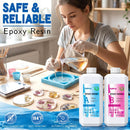 SigWong Epoxy Resin 40OZ - Crystal Clear Coating Kit, Easy Mix 1:1 Ratio, Bubble Free & Anti-Yellowing, Self… — 7