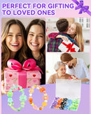 FIVEIZERO 480PCS Assorted Acrylic Beads for Jewelry & Bracelet Making — 4