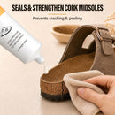 5-in-1 Sandal and Shoe Cleaning Kit for Birkenstock, Premium Sandals Care Kit with Sandal Cleaner, Cork Sealer, Protector Spray, Brush and Cloth, Sandal Cleaner kit for Leather, Suede, Nubuck & Cork — 4