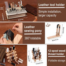 628 Pcs Leather Working Tools Kit, Leather Crafting Kit with Tools Supplies — 2