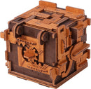 WOODEN.CITY Escape Room Puzzle Box – 3D Wooden Puzzle Box for Adults & Teens, Brain Teaser Puzzle Box Secret Lock Box with Cluebox Mechanism – Mechanical Wood Puzzle Box Kit, Unique Puzzle Boxes Gift — 1