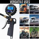 DigitPro Digital Tire Pressure Gauge with Inflator 3-250 PSI